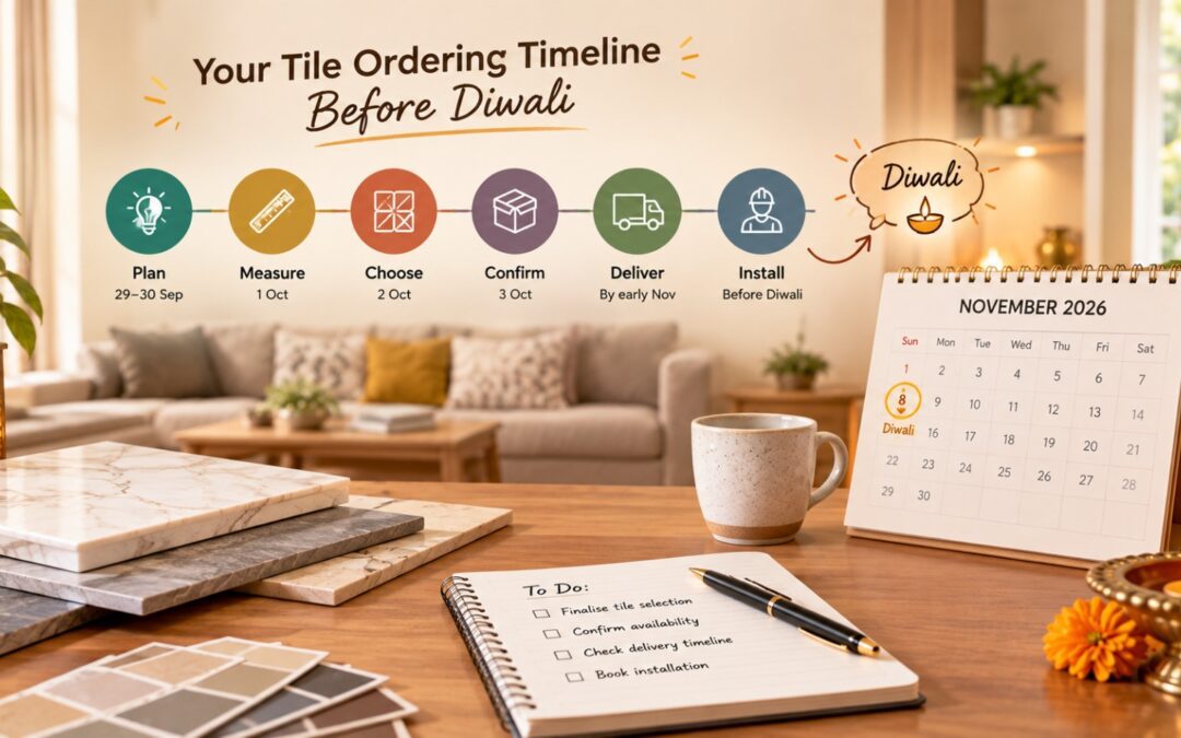 Renovating Before Diwali? Your Tile Ordering Timeline, Week by Week
